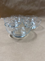 Set Of 5 Small Glass Bowls // 2 Sets Available // **** PRICED INDIVIDUALLY ***