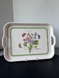 Sweet Pea Portmeirion Garden Botanic Handled Melamine Rectangular Serving Tray