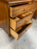Ethan Allen Pair of Cabinets with Hutch Shelves
