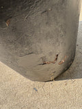 D-Vintage Black Painted Milk Jug, No Lid