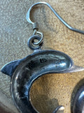Dolphin Sterling Silver Earrings