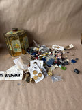 Lot Of Buttons In Vintage Tin