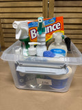 Lot of Household Cleaners - THESE ARE PREOWNED. MOST ARE 1/2 FULL TO FULL (F)