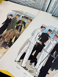 1900-1967 Uniforms of the U.S. Navy Charles McBarron 12-Piece Prints Set