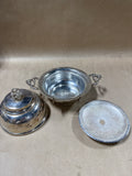 Quadruple Silver Plate Butter Dome