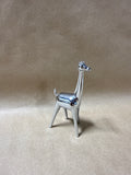 UMBRA Heavy Silver Chrome Giraffe Ring Holder (E)