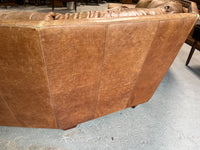 Leather Sectional Sofa with Ottoman***HEAVY ITEM***