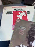 6-Piece Barbra Streisand Vintage LP Vinyl (A)