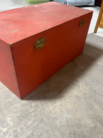Red Painted Trunk