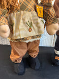 Pair of Pilgrim Harvest Kids 2FT Plush Standing Decor