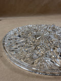 Clear Glass Footed Cake Plate