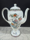 Wedgwood England Kutani Crane Coffee Pot (B)