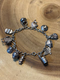 Silver Tone Charm Bracelet