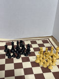 Portable Chess Board With Chess Pieces - 17 Pieces