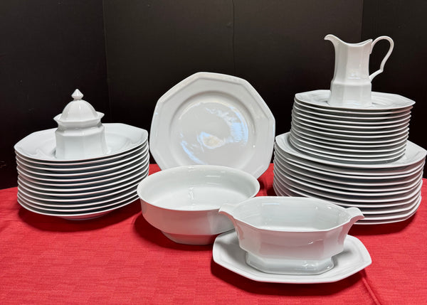 41-Piece Studio Nova Maison Blanche White Fine China Set