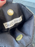 David Jeffrey Beaded Print Bangle Bracelet Evening Bag