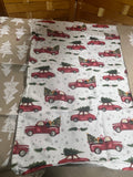Crate & Barrel Christmas Themed Towels, 3 pc