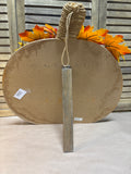 Wooden Welcome Fall Pumpkin