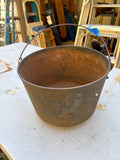 Vintage Cast Iron Footed Pot w/Handle