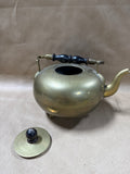 Solid Brass Footed Teapot
