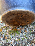 G-Large Blue Glazed Terracotta Planter (AS IS) See Description