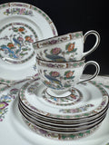 20-Piece Wedgwood England Kutani Crane China Set (2 AVAILABLE—PRICED INDIVIDUALLY AT $295 EACH SET) (A)