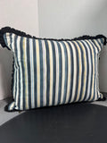MacKenzie Childs Courtly Check Reversible Ruffled Rectangular Pillow