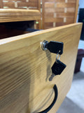 Particle Board Four Drawer File Cabinet***HEAVY ITEM***
