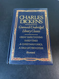 Charles Dickens Greenwich Unabridged Library Classics 4-Novel Illustrated Hardcover Book