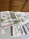 Lot Of Assorted Tea Towels - 8 Towels