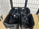 Crate & Barrel Canvas Totes/Baskets (B), Set of 4,  10"x9", 8"H.