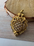 Monet Vintage Gold Tone Pendant