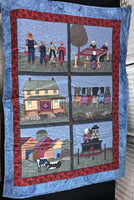 Amish Community Hand Made Crib Quilt
