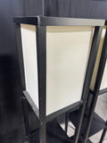 Pair of Lightweight Modern Shelf Floor Lamps (WORKS)