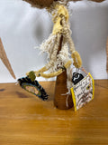 Harold & Hazel Hare Handmade Folk Art Bunny Rabbit