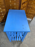 Blue Painted Side Table