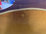 Antique Sofa, Gold Fabric***HEAVY ITEM***READ DETAILS ON PICK UP POLICY***