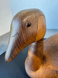 Artist Signed L.L. Bean Vintage Wooden Canadian Goose Decoy