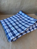 Gingham Blue Tablecloth