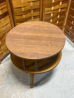 Mersman Round Two Tier Side Table with Laminate Top