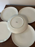 Crate&Barrel 11 1/2" White Dinner Plates, Set of 8