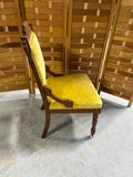 Vintage Chair with Front Casters