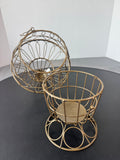 Bronze Tone Metal Wire Potpourri Cage