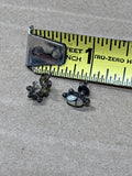 Small Sterling/Opal Turtle Earrings