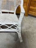 Kid's/Doll White Wicker Rocking Chair