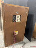 Pair of Sansui SP-2000 4-Way Speakers with Lattice Wooden Covers