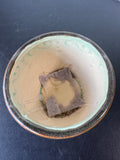 Napco Small Green Embossed Ceramic Planter