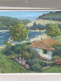 Cottage by the Bay Print by Christian Title; Signed & Numbered (251/295)