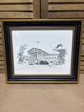 Supreme Court of the U.S. Sketch by Don Cannavaro; Signed Print