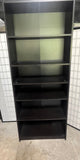 Black IKEA Bookcase D, Particle Board/Cardboard Backing